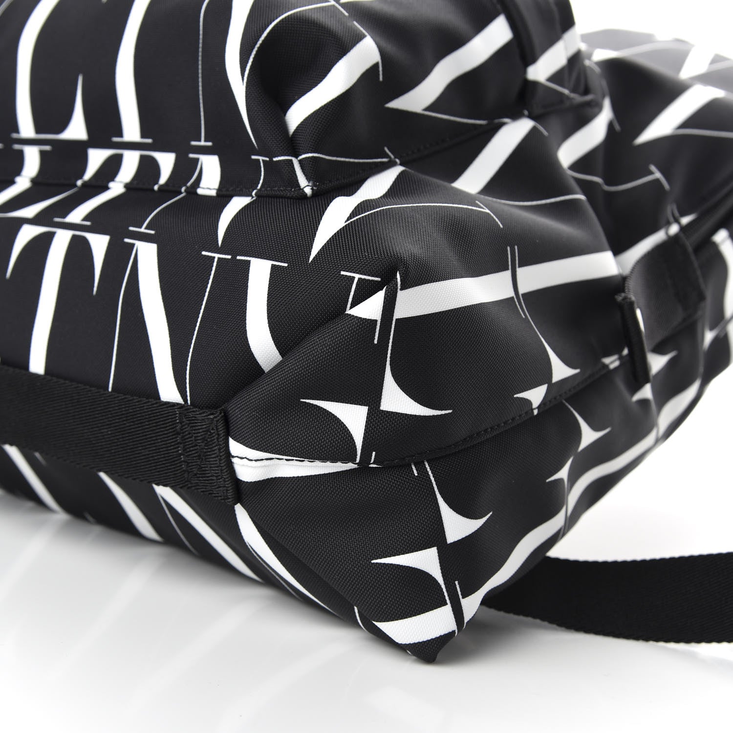 Valentino Garavani Nylon VLTN Times Backpack Black White 7 of 8