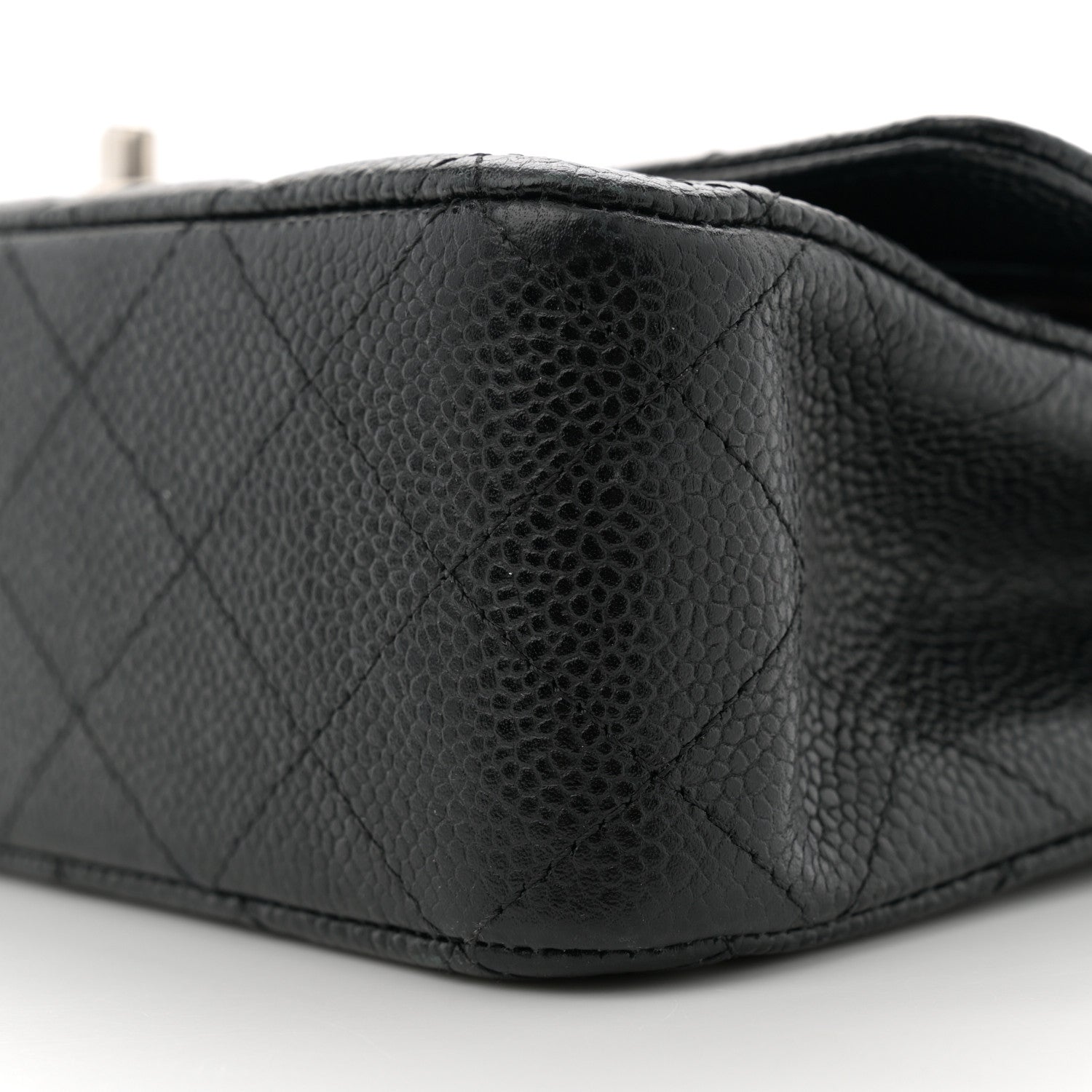 Chanel Caviar Quilted Medium Double Flap Black 10 of 13
