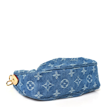 Louis Vuitton Monogram Denim Pochette Valley Blue 4 of 10