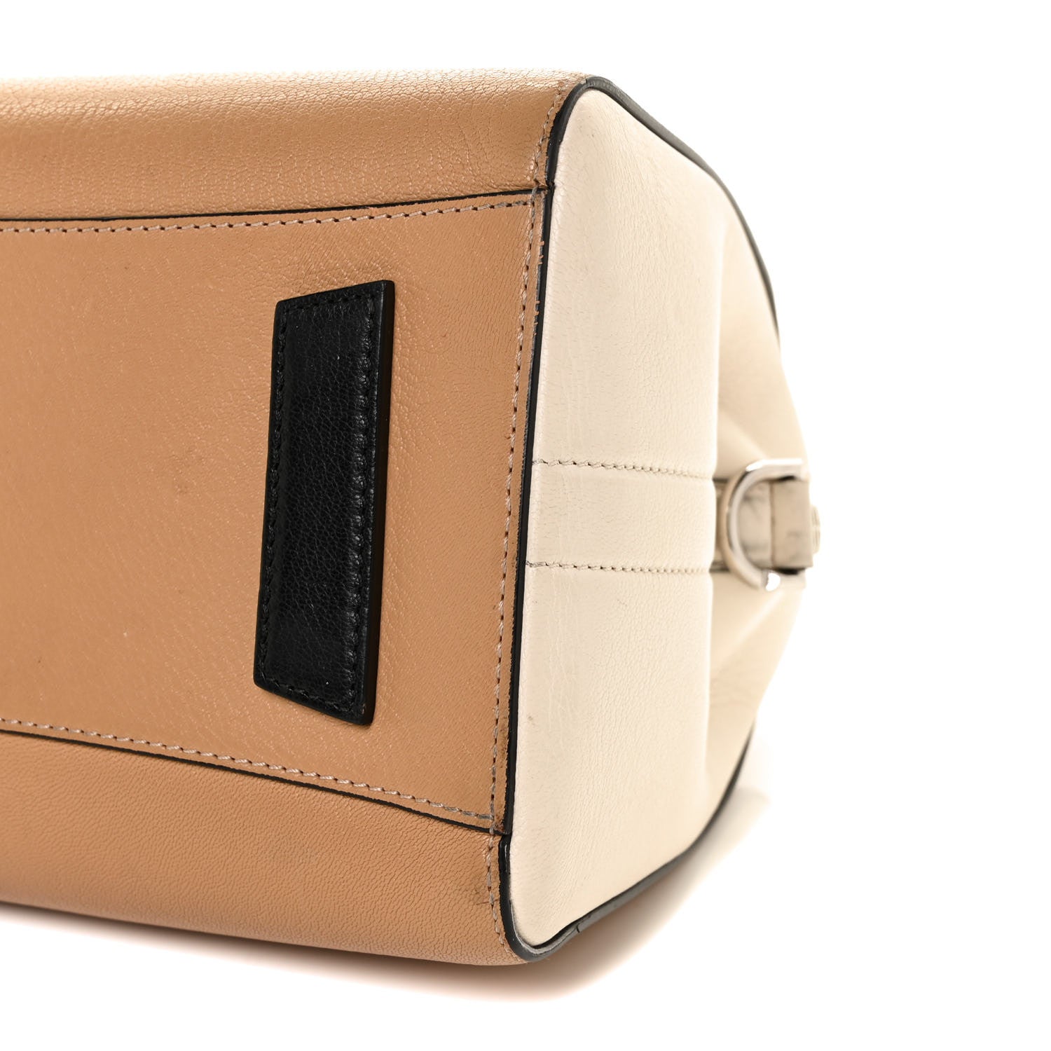 Givenchy Sugar Goatskin Small Tri-Color Antigona Light Brown Beige Black 7 of 9