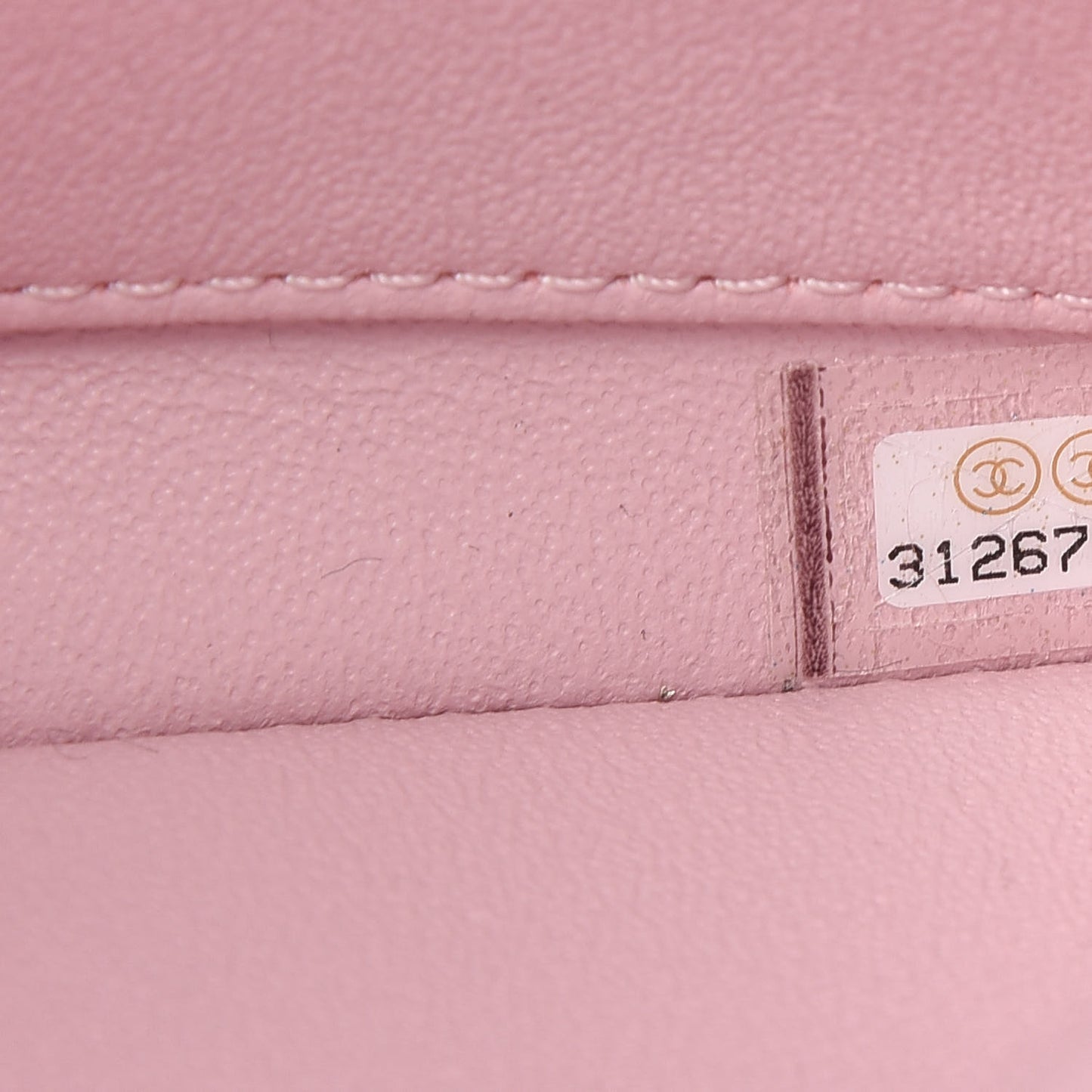 Lambskin Quilted Small Trendy CC Flap Dual Handle Bag Light Pink