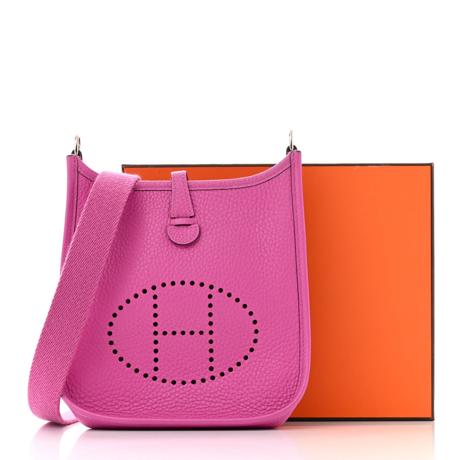 Hermes Taurillon Clemence Evelyne TPM Magnolia 11 of 11