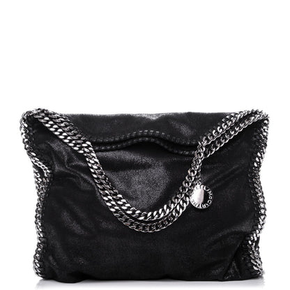 Stella McCartney Shaggy Deer Small Falabella Fold Over Tote Black 1 of 6