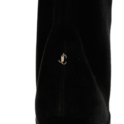 Jimmy Choo Suede Beren 85 Boots 36 Black 7 of 8