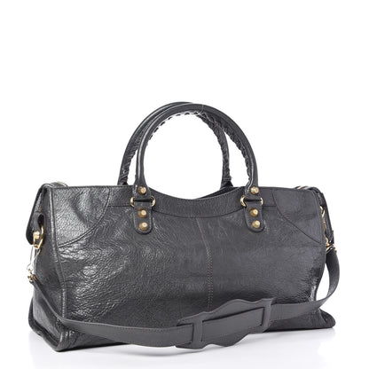 Balenciaga Agneau Giant 12 Gold Hardware Part Time Gris Fossile 3 of 9