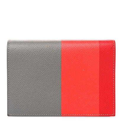 Hermes Epsom Tri-Color Vision II Agenda Cover Gris Mouette Rose Jaipur Rouge Casaque 1 of 7