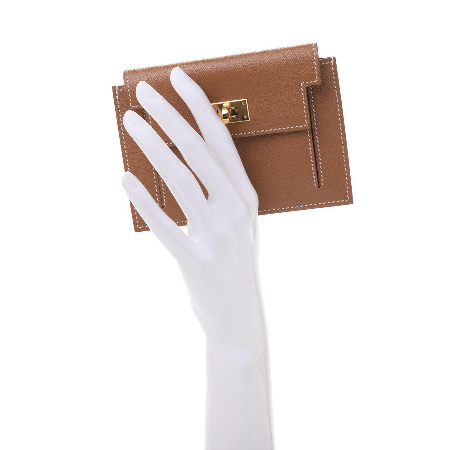 Epsom Kelly Pocket Compact Wallet Gold