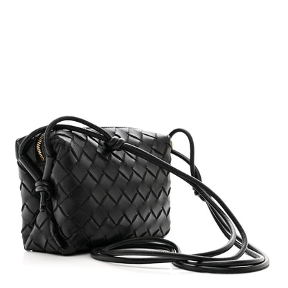 Bottega Veneta Nappa Intrecciato Mini Loop Camera Bag Black 3 of 9