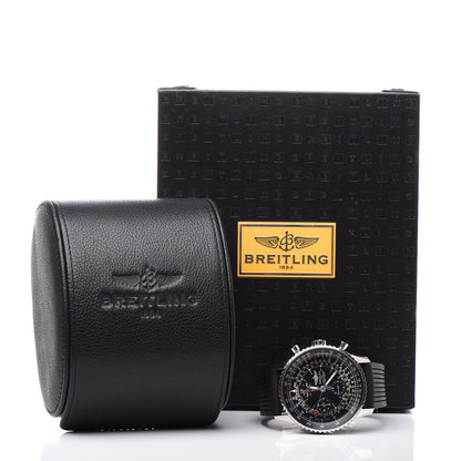 Breitling Stainless Steel Rubber 46mm 1884 Chronometre Navitimer Automatic Watch Black A2135024 8 of 8