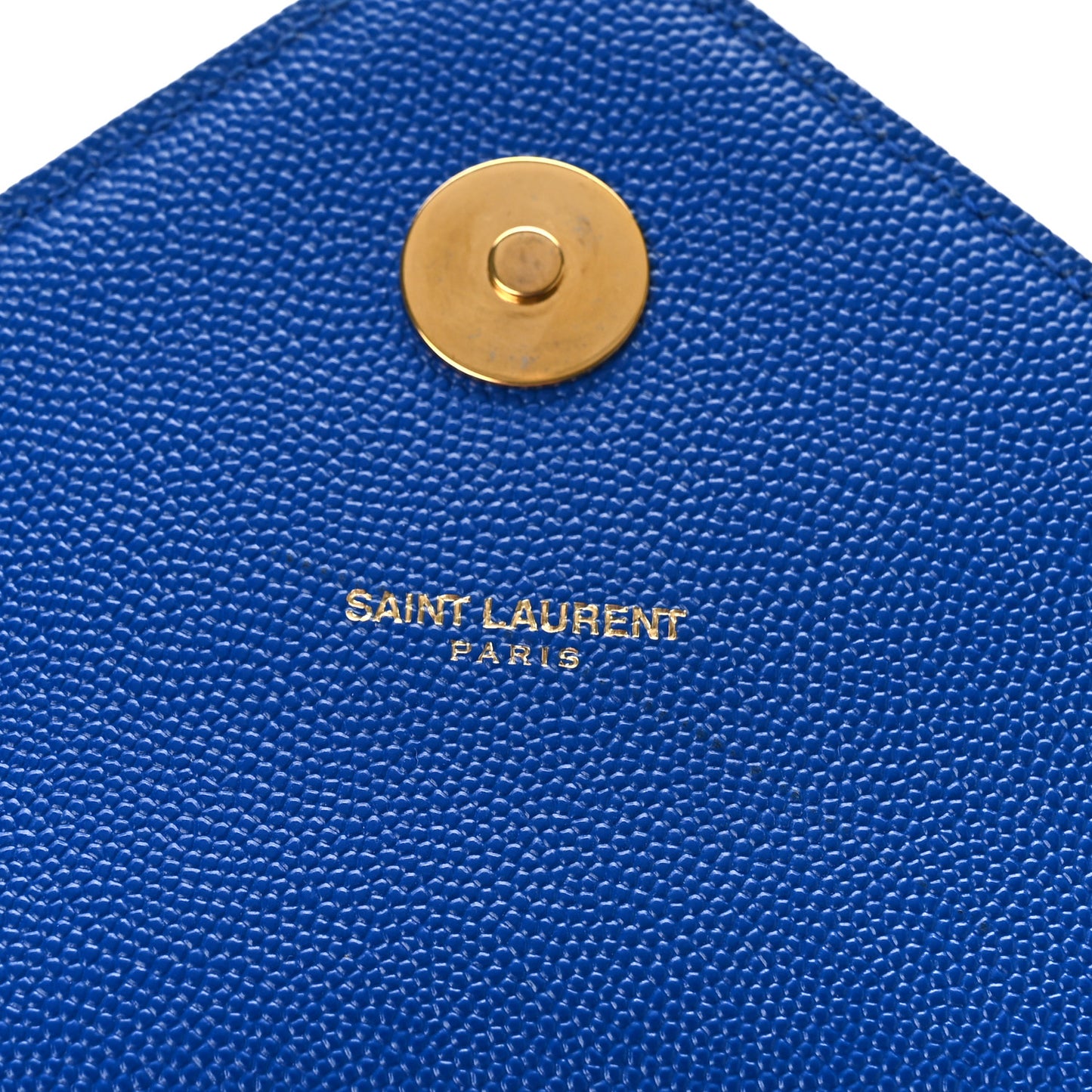 Grain De Poudre Matelasse Chevron Large Monogram Satchel Blue Majorelle