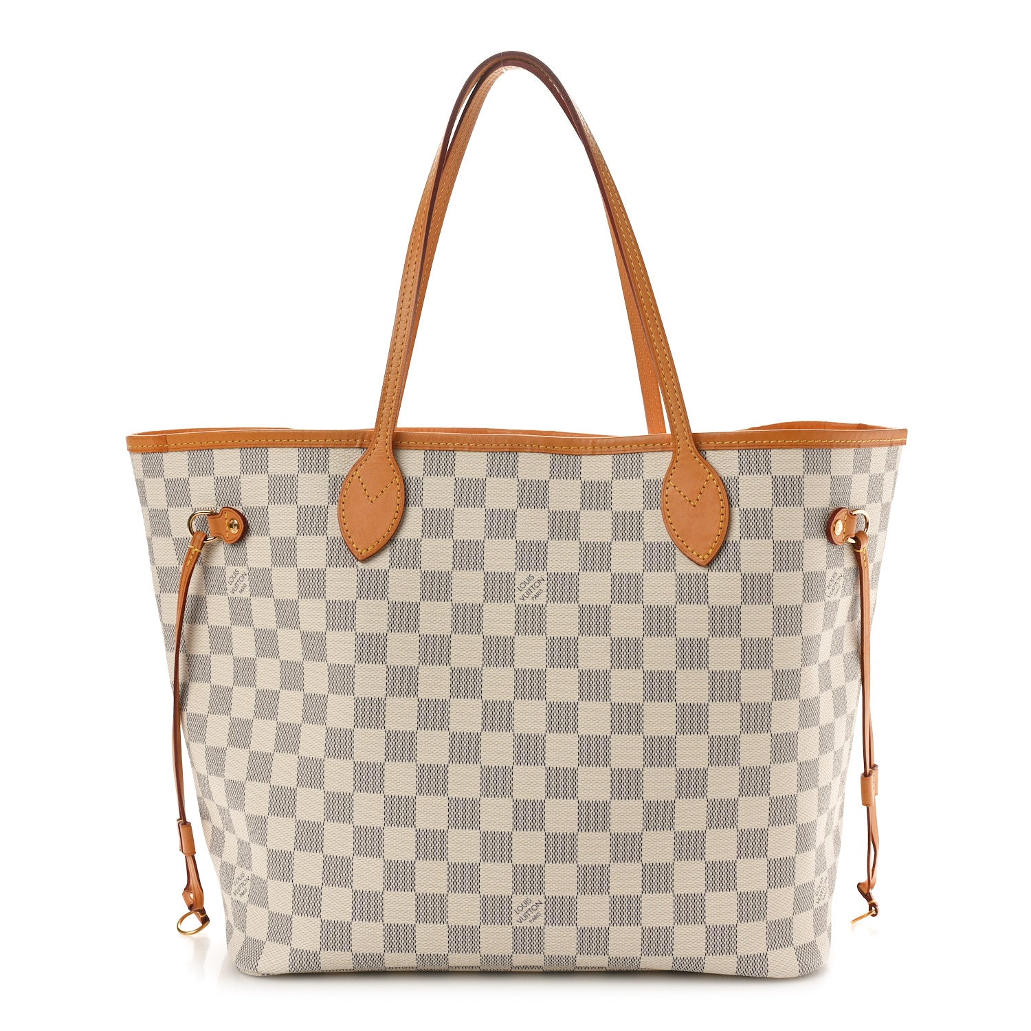 Louis Vuitton Damier Azur Neo Neverfull MM Rose Ballerine 1 of 11