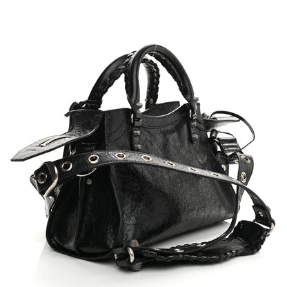 Balenciaga Agneau Arena Neo Cagole Handbag XS Black 3 of 8