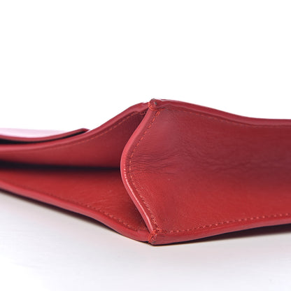 Proenza Schouler Lambskin Small Lunch Bag Clutch Red 11 of 13