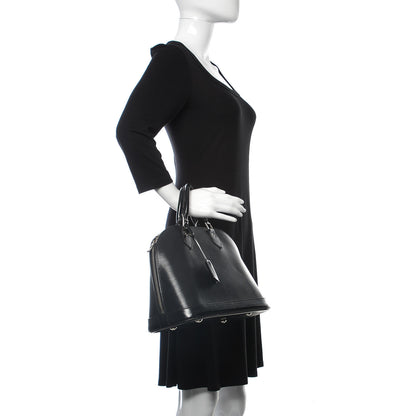 Louis Vuitton Epi Alma PM Black 2 of 28