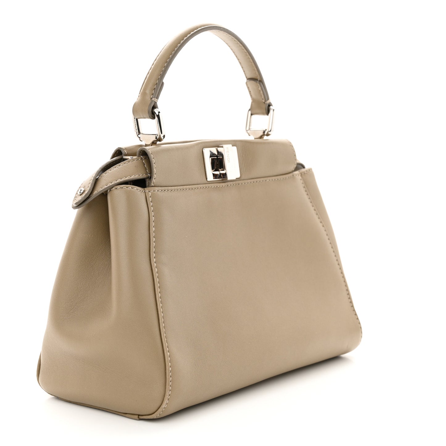 Nappa Mini Peekaboo Iconic Satchel Tortora