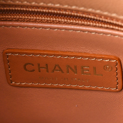 Chanel Caviar Quilted Mini Coco Handle Flap Brown 5 of 9