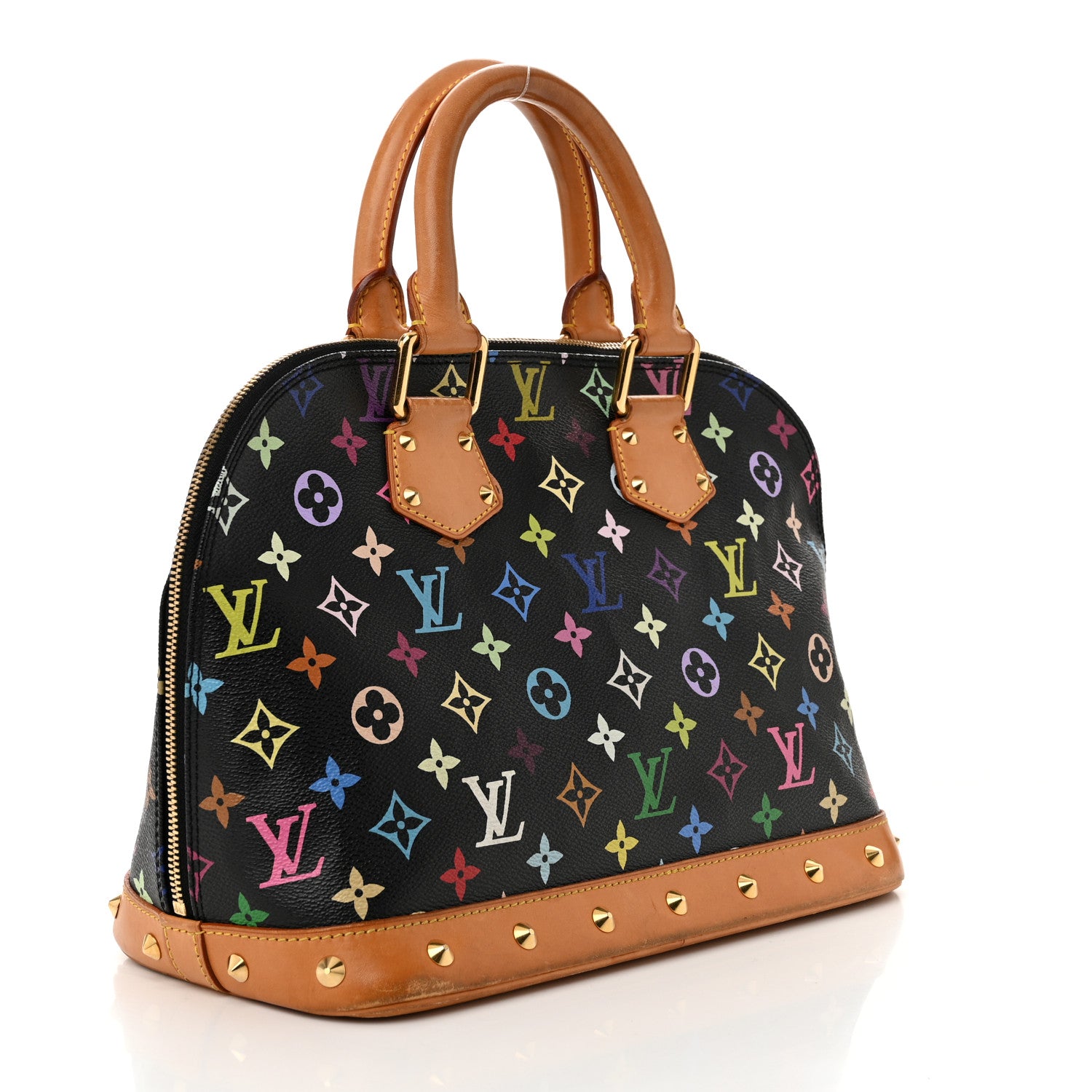 Louis Vuitton Monogram Multicolor Alma Black 3 of 13