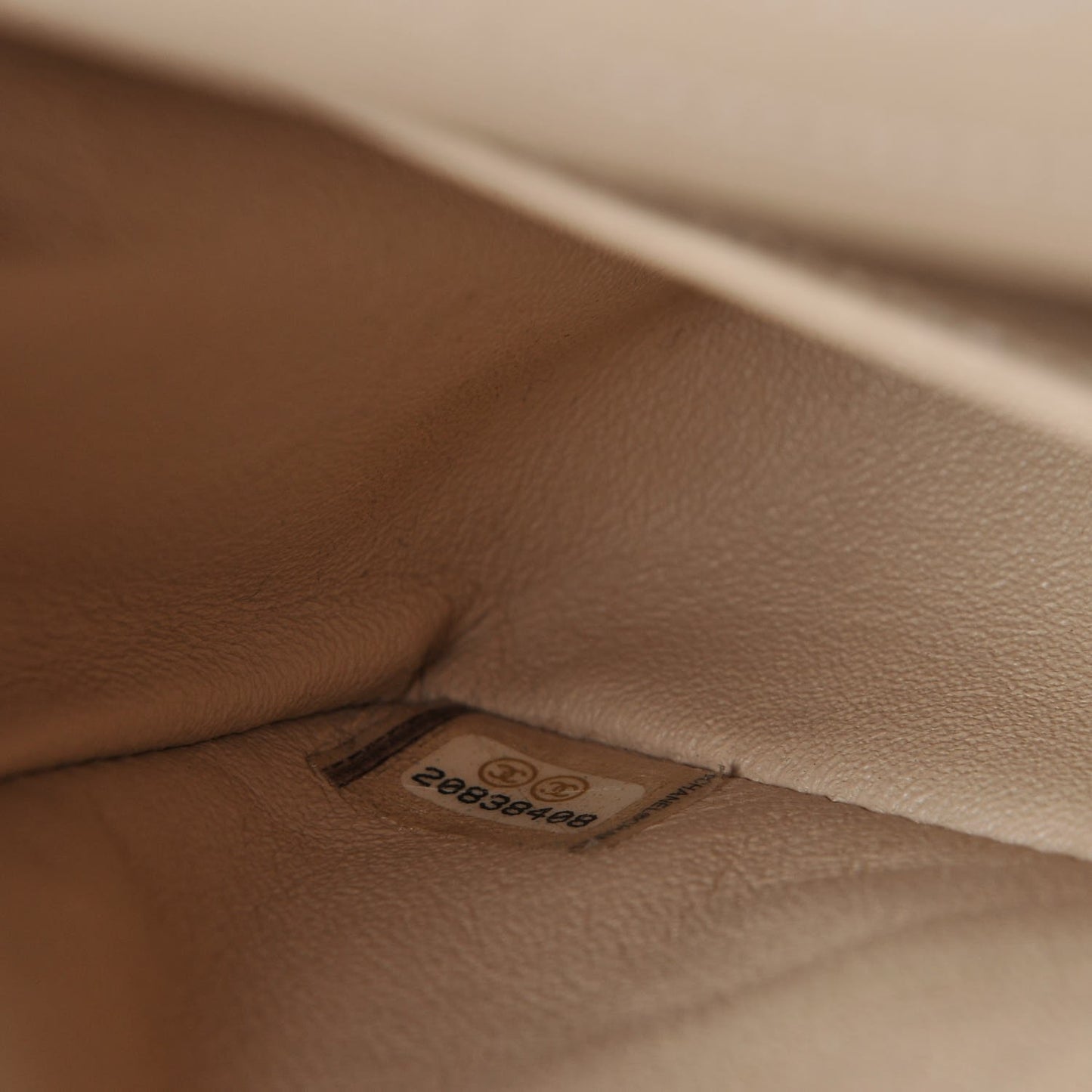 Distressed Calfskin Quilted 2.55 Reissue 225 Flap Beige