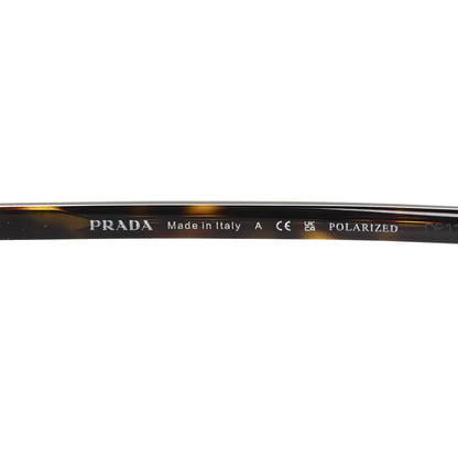 Prada Metal Logo Sunglasses SPR 58Y Gold Tortoise 5 of 7