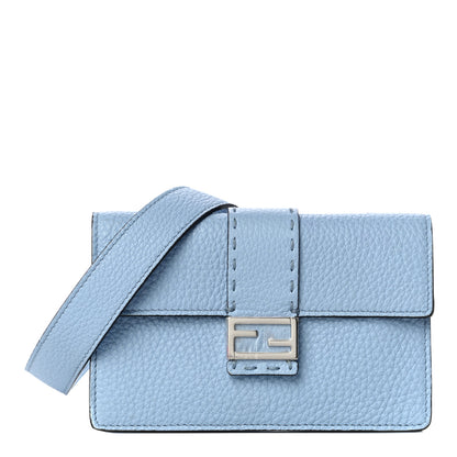 Fendi Cuoio Romano Selleria Baguette Belt Pouch Azzurro Sky 1 of 11