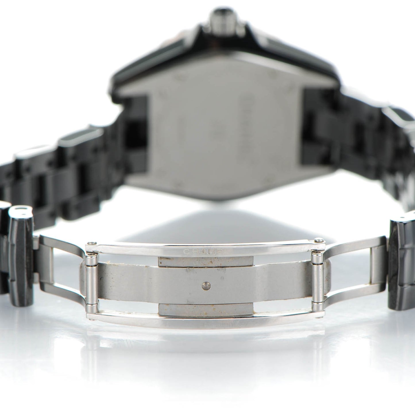 Stainless Steel Ceramic 33mm J12 Quartz Watch Black