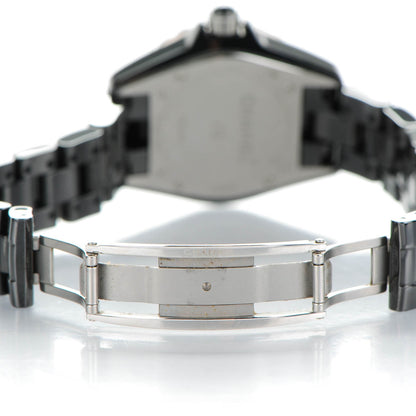 Chanel Stainless Steel Ceramic 33mm J12 Quartz Watch Black 7 of 9
