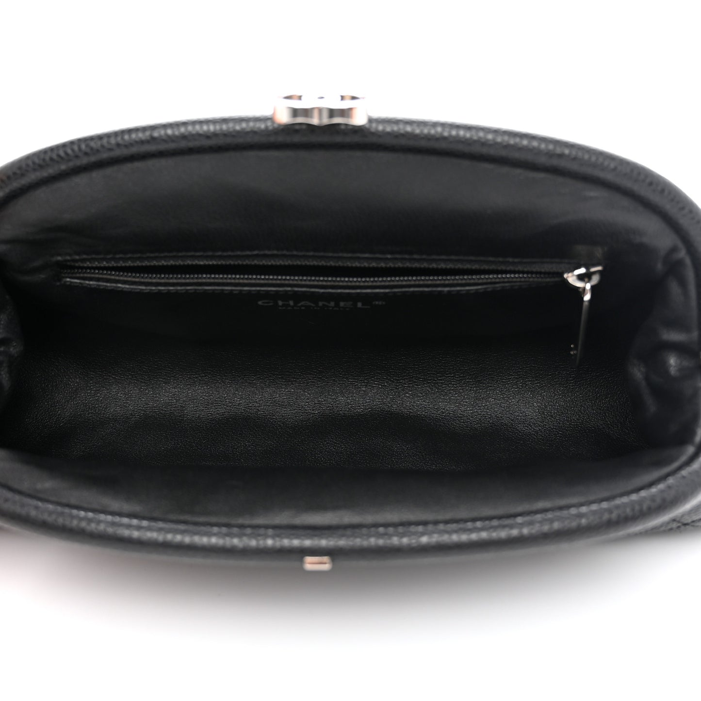 Caviar Quilted Timeless Clutch Black