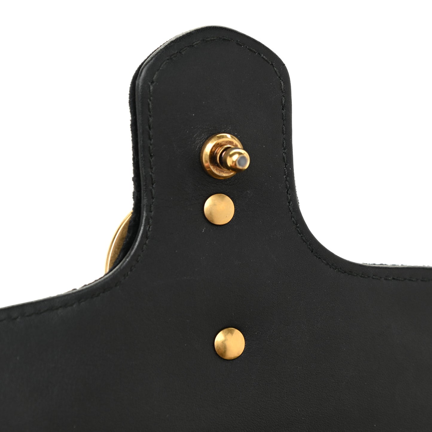 Velvet Matelasse Mini GG Marmont Shoulder Bag Black