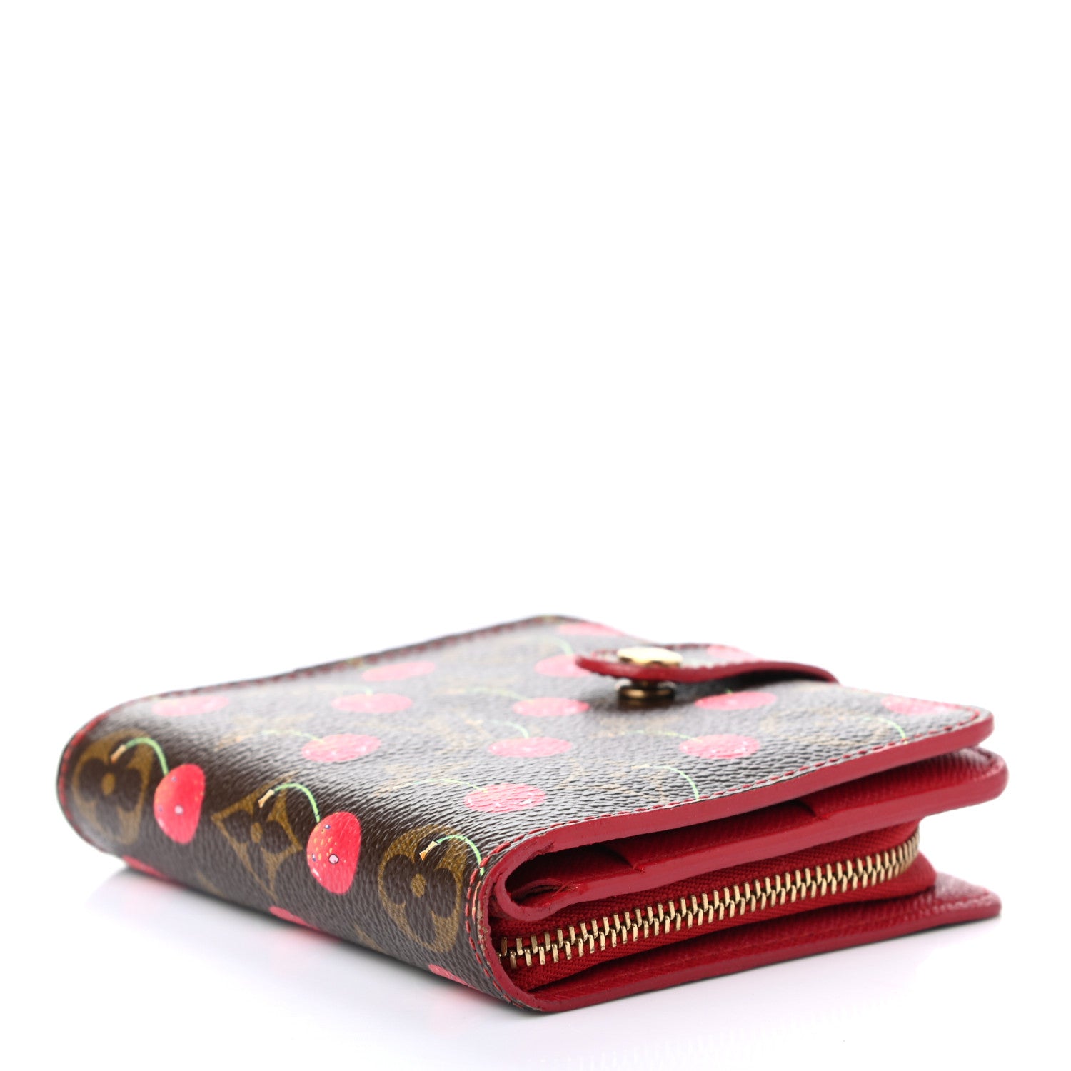 Louis Vuitton Monogram Cerises Compact Zippe Wallet 4 of 7