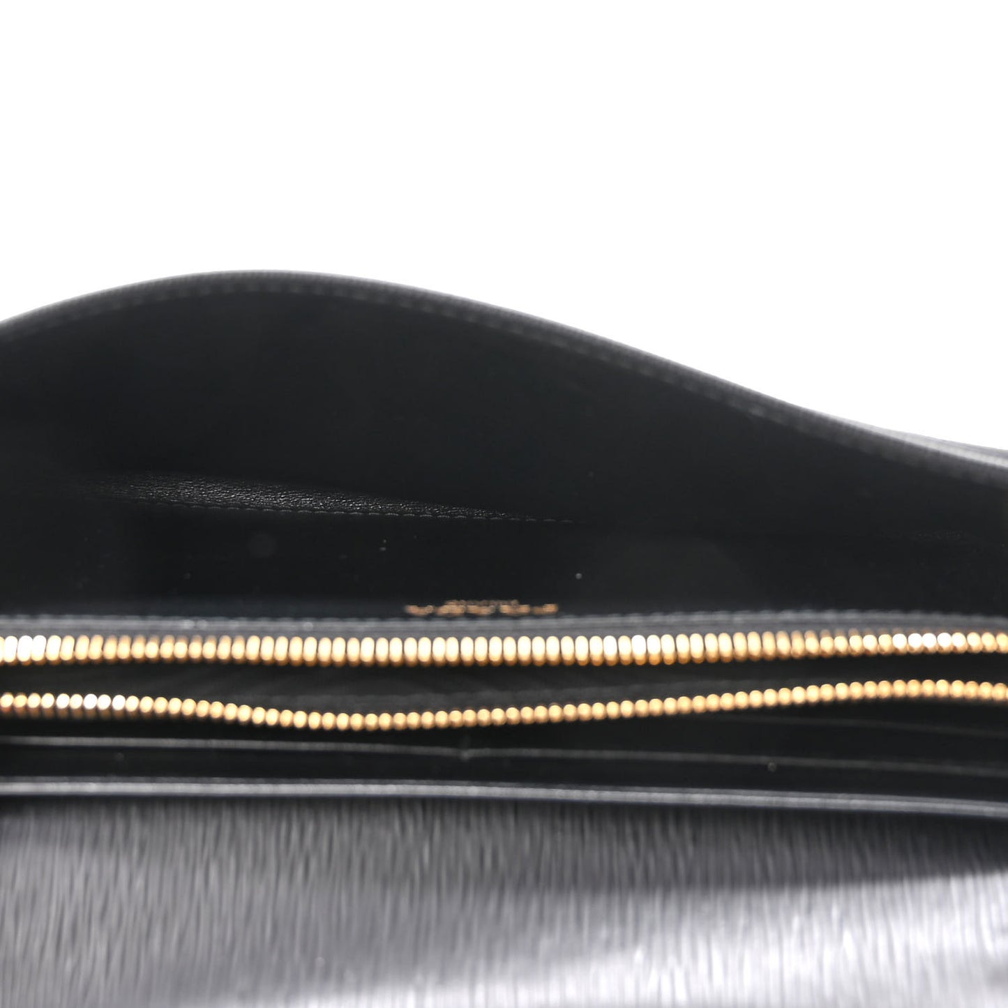 Vitello Move Metal Oro Chain Wallet Black