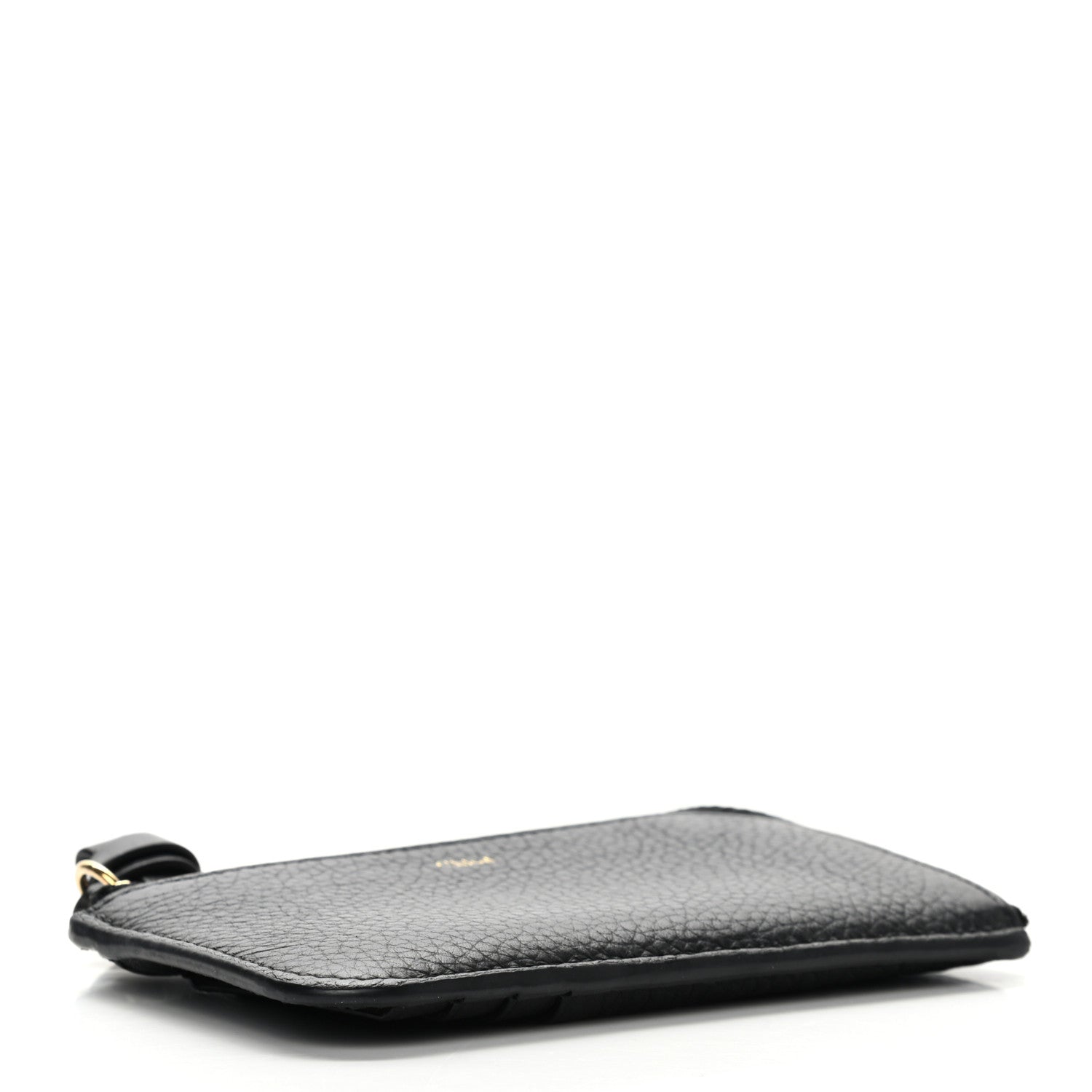 Chloe Calfskin Alphabet Purse Wallet Black 3 of 7