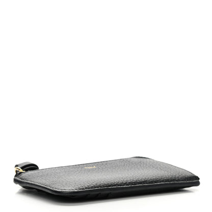 Chloe Calfskin Alphabet Purse Wallet Black 3 of 7