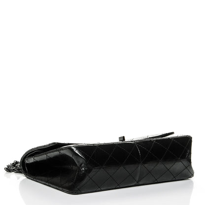 Chanel Glazed Calfskin Quilted 2.55 Reissue 226 Flap So Black 4 of 7