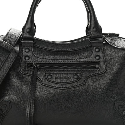 Balenciaga Grained Calfskin Neo Classic Black Hardware S City Black 7 of 7
