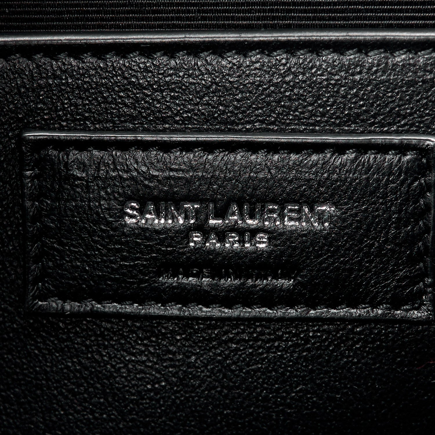 Saint Laurent SAINT LAURENT Grain De Poudre Textured Mixed Matelasse Triquilt Medium Monogram Satchel Black 7 of 13