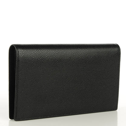 Chanel Caviar Timeless CC Yen Wallet Black 3 of 8