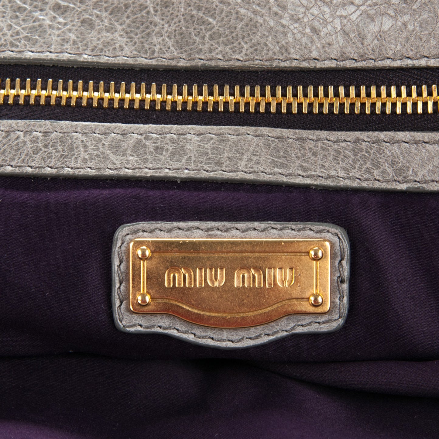 Vitello Lux Gathered Tote Nube