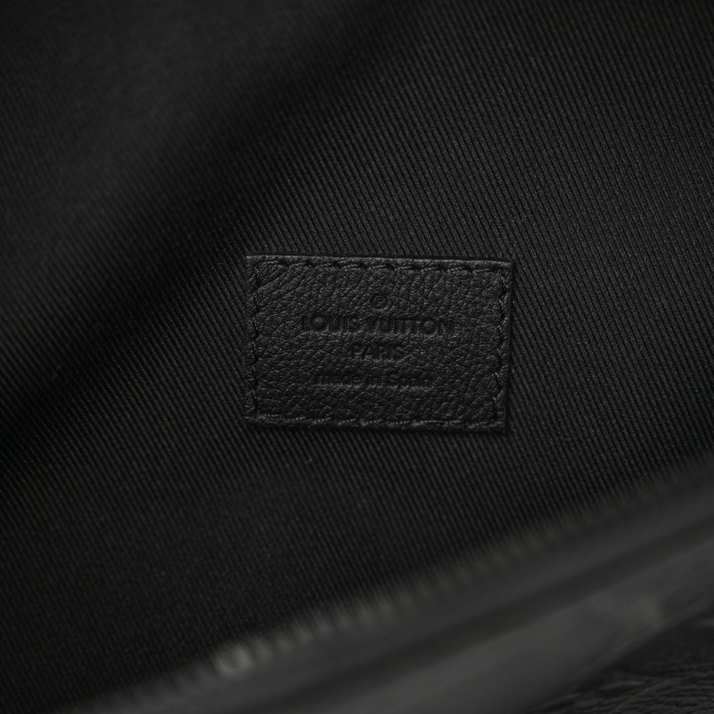 Calfskin Monogram Shadow Discovery Bumbag Black