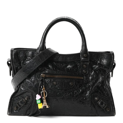 Balenciaga Agneau Arena Classic Hardware Charms Small Le City Black 1 of 10