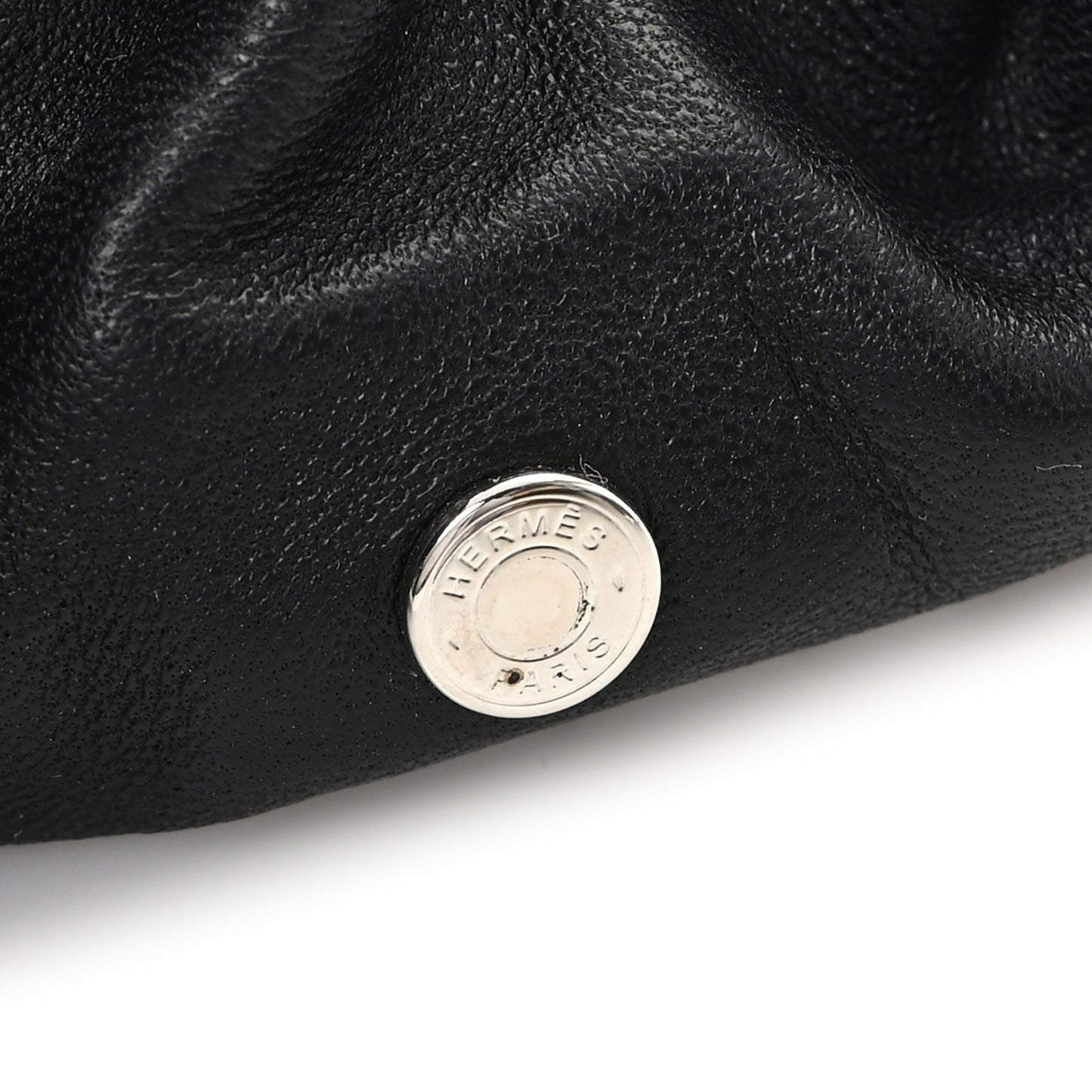 Nappa Silk Twill Sangles en Zigzag Bandana Claudia Scrunchie Black