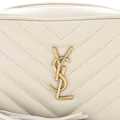 Saint Laurent Calfskin Matelasse Monogram Lou Belt Bag Ivory 8 of 14