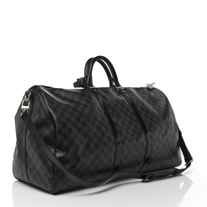 Louis Vuitton Damier Graphite Keepall Bandouliere 55 3 of 11