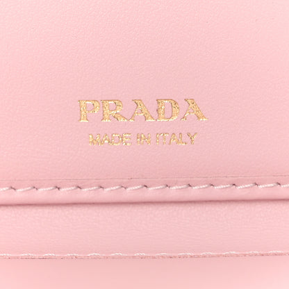 Prada Saffiano Small Triangle Wallet Alabastro 6 of 7