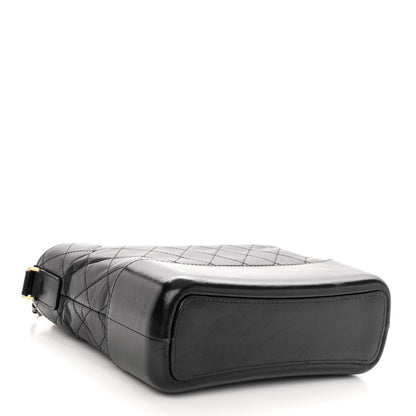Chanel Aged Calfskin Quilted Medium Gabrielle Hobo Black 4 of 11