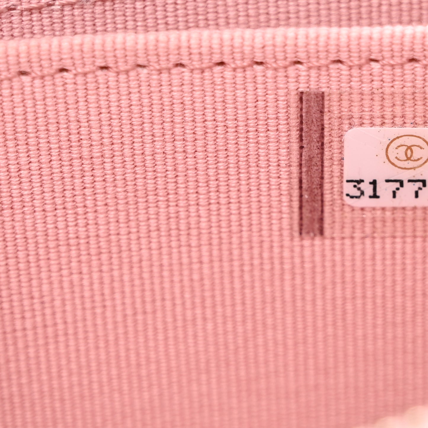 Caviar Quilted Zip Coin Purse Light Pink
