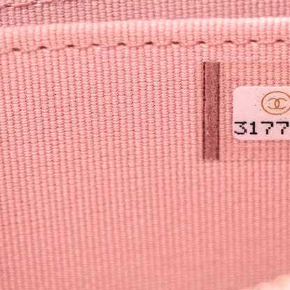 Chanel Caviar Quilted Zip Coin Purse Light Pink 7 of 9