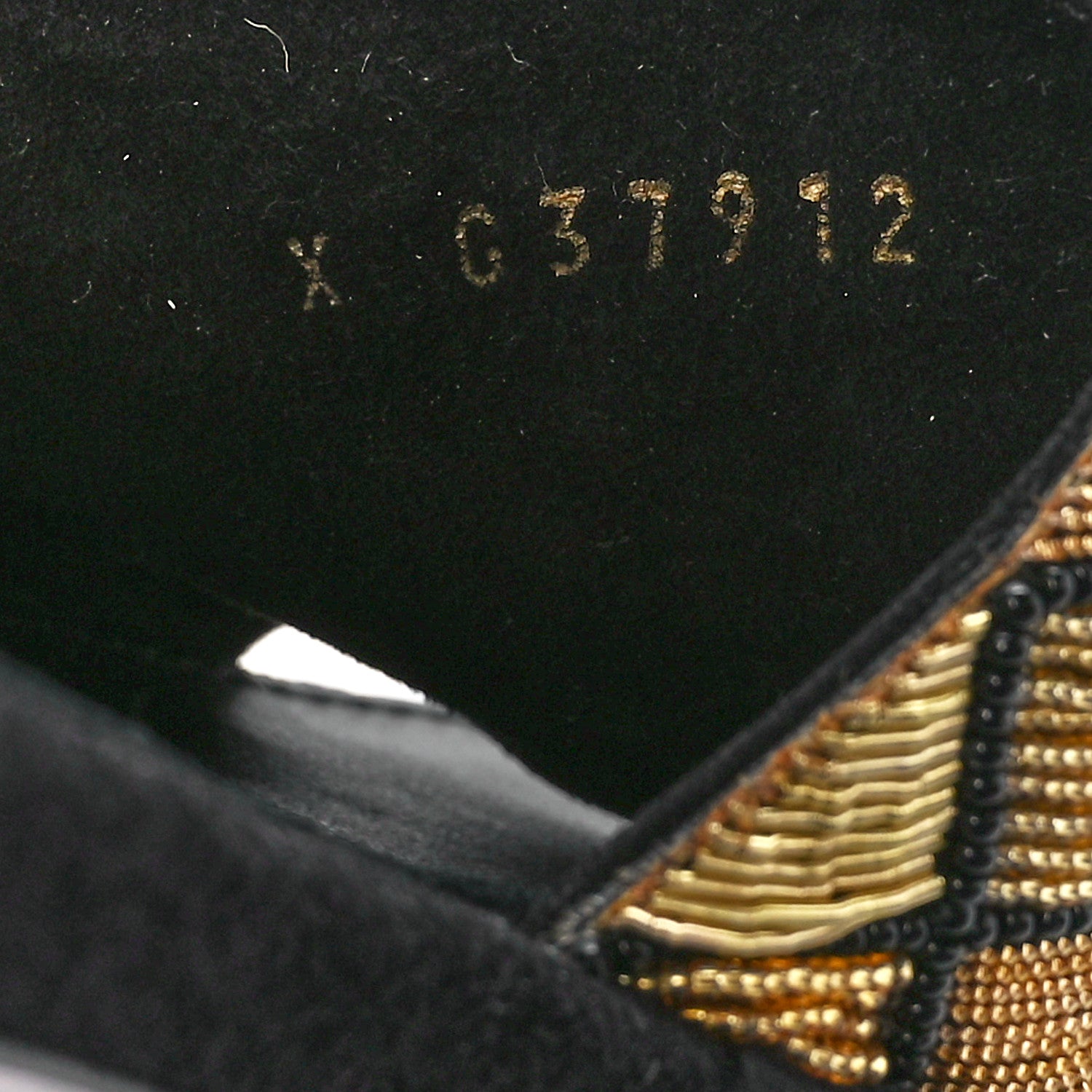 Chanel Pearl Embroidery CC Mules 37 Gold Black 8 of 8