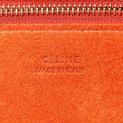 Celine Bullhide Calfskin Small Ring Handbag Burnt Orange 6 of 13