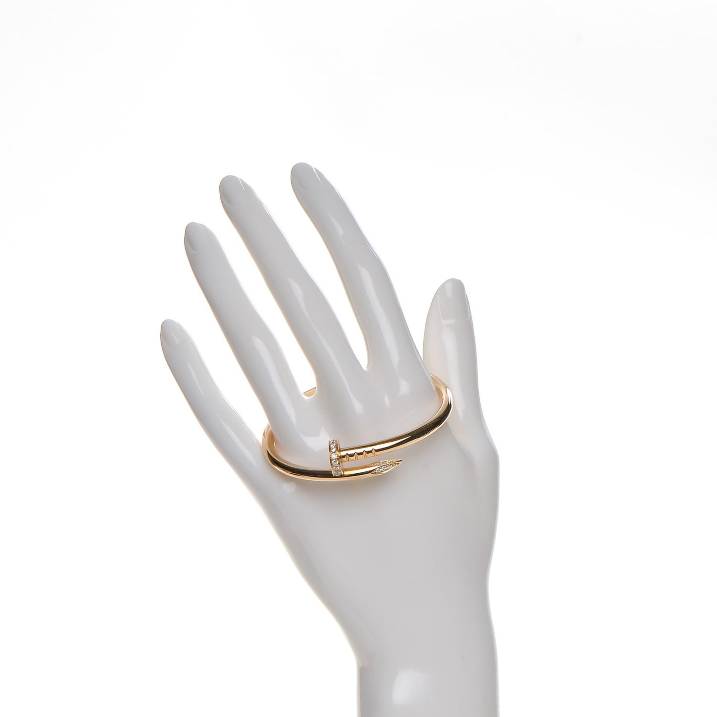 18K Pink Gold Diamond Juste Un Clou Bracelet 16