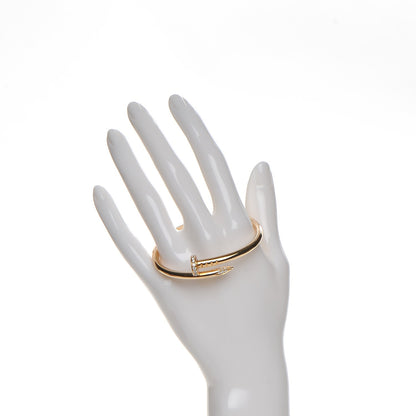 Cartier 18K Pink Gold Diamond Juste Un Clou Bracelet 16 2 of 6